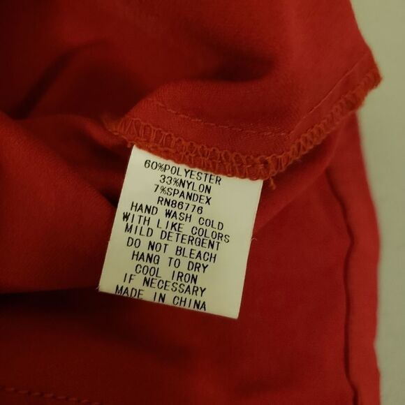 209 black/ red short fitted dress size 6 Pre-owned - Picture 6 of 6